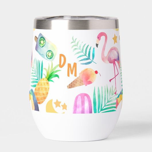 Summer Tropical Fun Muster (Rückseite)