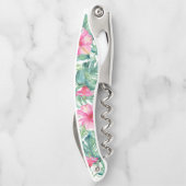 Summer Tropical Garden Corkschraube Flaschenöffner Kellnermesser (Rückseite)