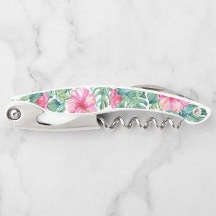 Summer Tropical Garden Corkschraube Flaschenöffner Kellnermesser