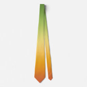 Summer Tropical Gradient Orange Lemon Limon Ombre Krawatte (Vorderseite)