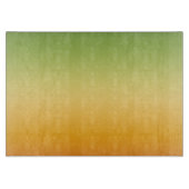 Summer Tropical Gradient Orange Lemon Limon Ombre Schneidebrett (Vorderseite)