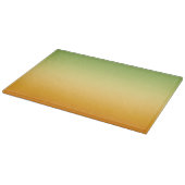 Summer Tropical Gradient Orange Lemon Limon Ombre Schneidebrett (Ecke)