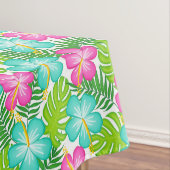 Summer Tropical Hawaiian Floral Pattern Tischdecke (Beispiel)
