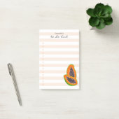 Summer Tropical Papaya Obstes Post-it Klebezettel (Büro)