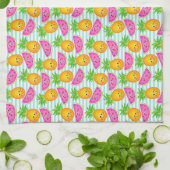Summer Tropical Pineapse & Watermelon Muster Geschirrtuch (Gefaltet)
