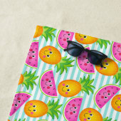 Summer Tropical Pineapse & Watermelon Muster Strandtuch (Beispiel)