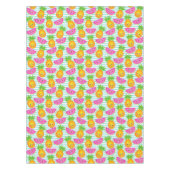 Summer Tropical Pineapse & Watermelon Muster Tischdecke (Vorderseite)