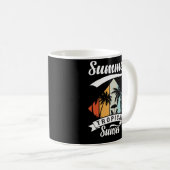 Summer Tropical Sunset Beach Kaffeetasse (VorderseiteRechts)