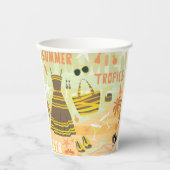 Summer Tropics Pappbecher (Vorderseite)