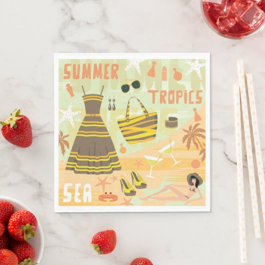 Summer Tropics Serviette (Beispiel)
