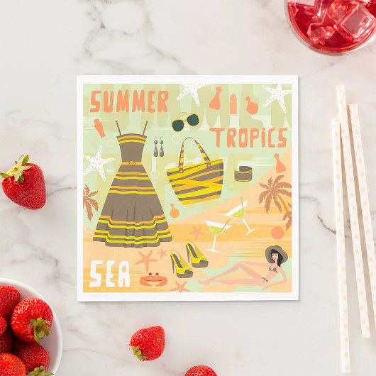 Summer Tropics Serviette