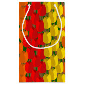 Summer Tulip Field Kleine Geschenktüte (Rückseite)