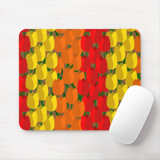 Summer Tulip Field Mousepad (Mit Mouse)