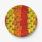 Summer Tulip Field Pappteller (Vorderseite)