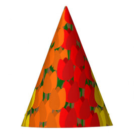 Summer Tulip Field Partyhütchen