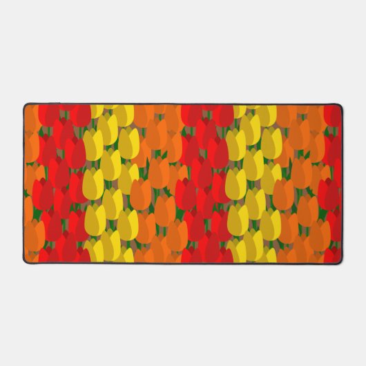 Summer Tulip Field Schreibtischunterlage (Vorderseite)