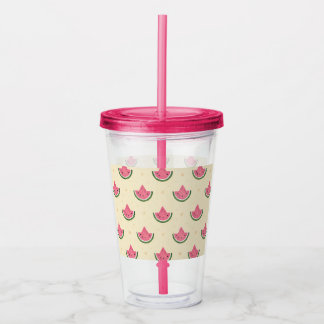 Summer Tumbler of Pink Watermelons - 16 oz Acryltrinkbecher