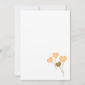 Summer Twins Dusche, Orange Citrus Baby Dusche Einladung (Rückseite)