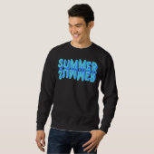Summer Typografy Art Sweatshirt (Vorne ganz)