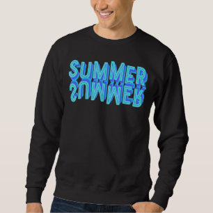 Summer Typografy Art Sweatshirt