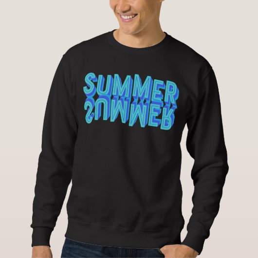 Summer Typografy Art Sweatshirt (Vorderseite)