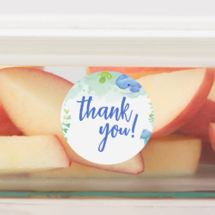 Summer Under Sea Baby Shower Vielen Dank Etiketten