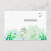 Summer under the Sea Baby Shower UAWG Antwort Begleitkarte (Rückseite)