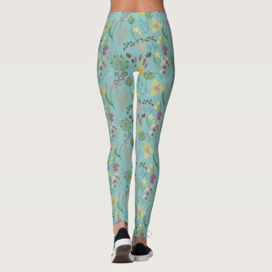 Summer Uneven Pattern Leggings (Rückseite)