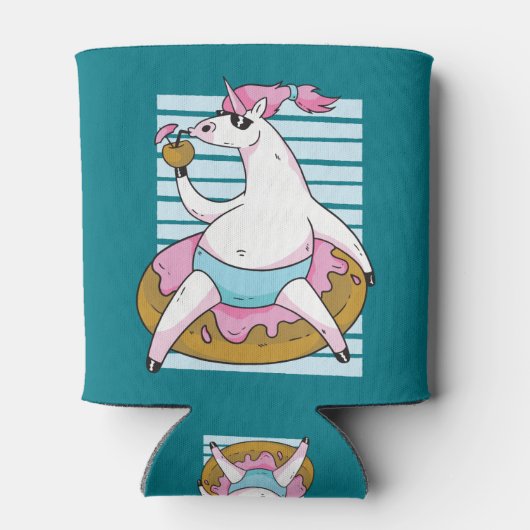 Summer Unicorn Dosenkühler (Rückseite)