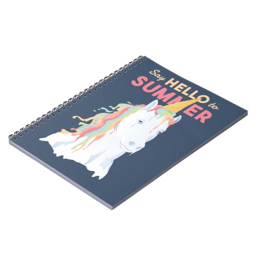Summer Unicorn Notizblock (Linke Seite)