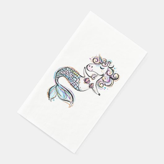 Summer Unicorn Serviette (Ecke)