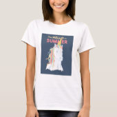 Summer Unicorn T-Shirt (Vorderseite)