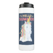 Summer Unicorn Thermosbecher (Vorderseite)