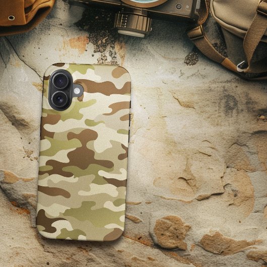 Summer Urban Camouflage Brown Green Tan Case-Mate iPhone Hülle