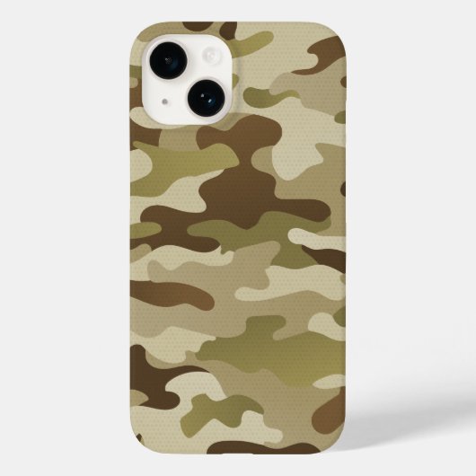 Summer Urban Camouflage Brown Green Tan Case-Mate iPhone Hülle (Rückseite)