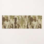Summer Urban Camouflage Brown Green Tan Yogamatte (Vorderseite (Horizontal))