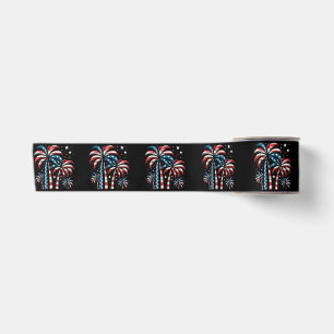 Summer USA Flag 4. Juli Satinband