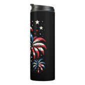 Summer USA Flag 4. Juli Thermosbecher (Nach rechts gedreht)