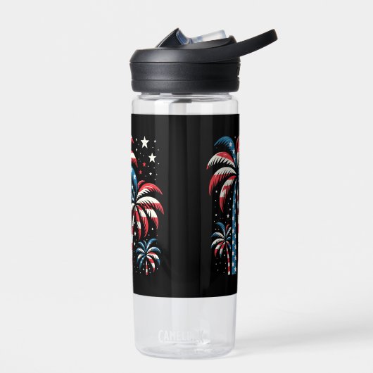 Summer USA Flag 4. Juli Trinkflasche (Links)