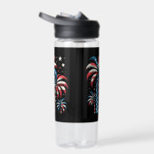 Summer USA Flag 4. Juli Trinkflasche (Rechts)