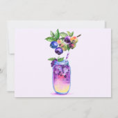 Summer Vacacation Card Frischer Blueberry Cooler D (Rückseite)