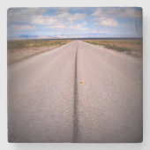 Summer Vacacation Road Trip Foto Steinuntersetzer (Vorderseite)