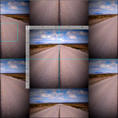 Summer Vacacation Road Trip Square Foto Stoff (Kachel)