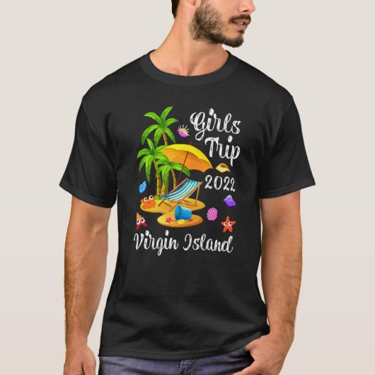 Summer Vacation Girls Trip 2022 Jungfrau Island Be T-Shirt (Vorderseite)