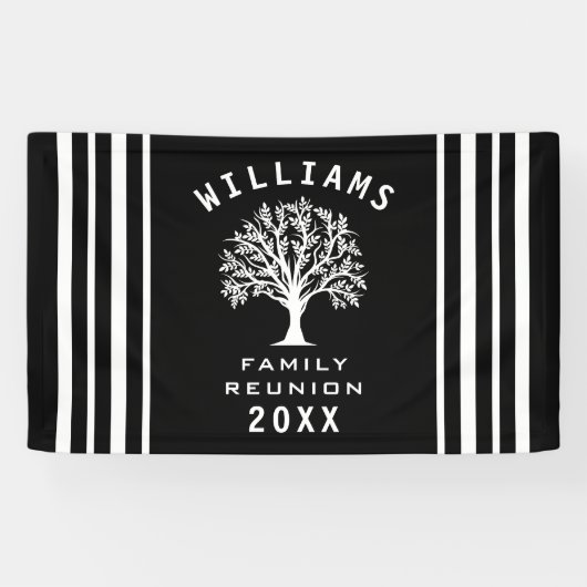 Summer Vacation Road Trip Cool Tree Family Wieders Banner (Horizontal)