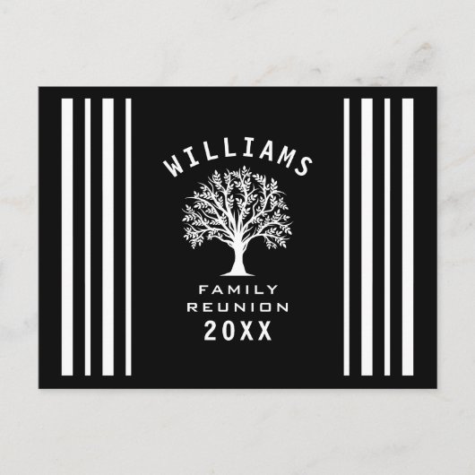 Summer Vacation Road Trip Cool Tree Family Wieders Postkarte (Vorderseite)