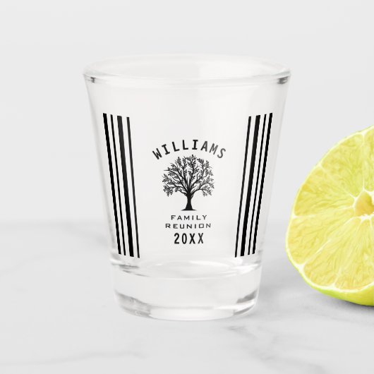 Summer Vacation Road Trip Family Wiedersehen Coole Schnapsglas (Vorderseite)