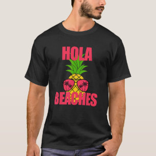 Summer Vacay Beach Sun Brille Schifffahrt Hola Str T-Shirt