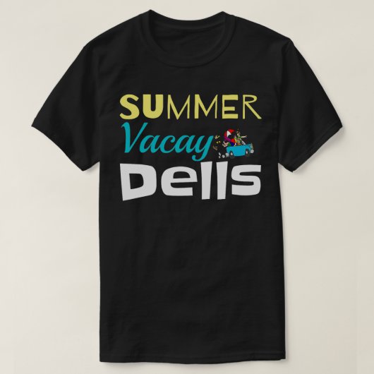Summer Vacay Dells Wisconsin Dells Urlaub T-Shirt (Design vorne)