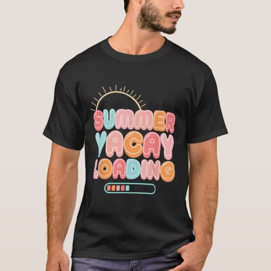 Summer Vacay Loading Urlaub Hawaii Beach Familie T-Shirt (Vorderseite)